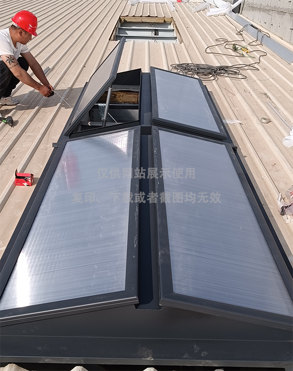 兰州王老吉生产车间米东排烟天窗