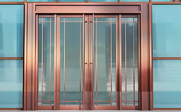 米东玻璃地弹门